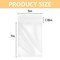 MoloTAR || 200 Pcs 5&#x27;&#x27;x 7&#x27;&#x27; Clear Resealable Cello/Cellophane Good for Bakery,Adhesive Treat, Candle, Soap, Cookie Poly Bags